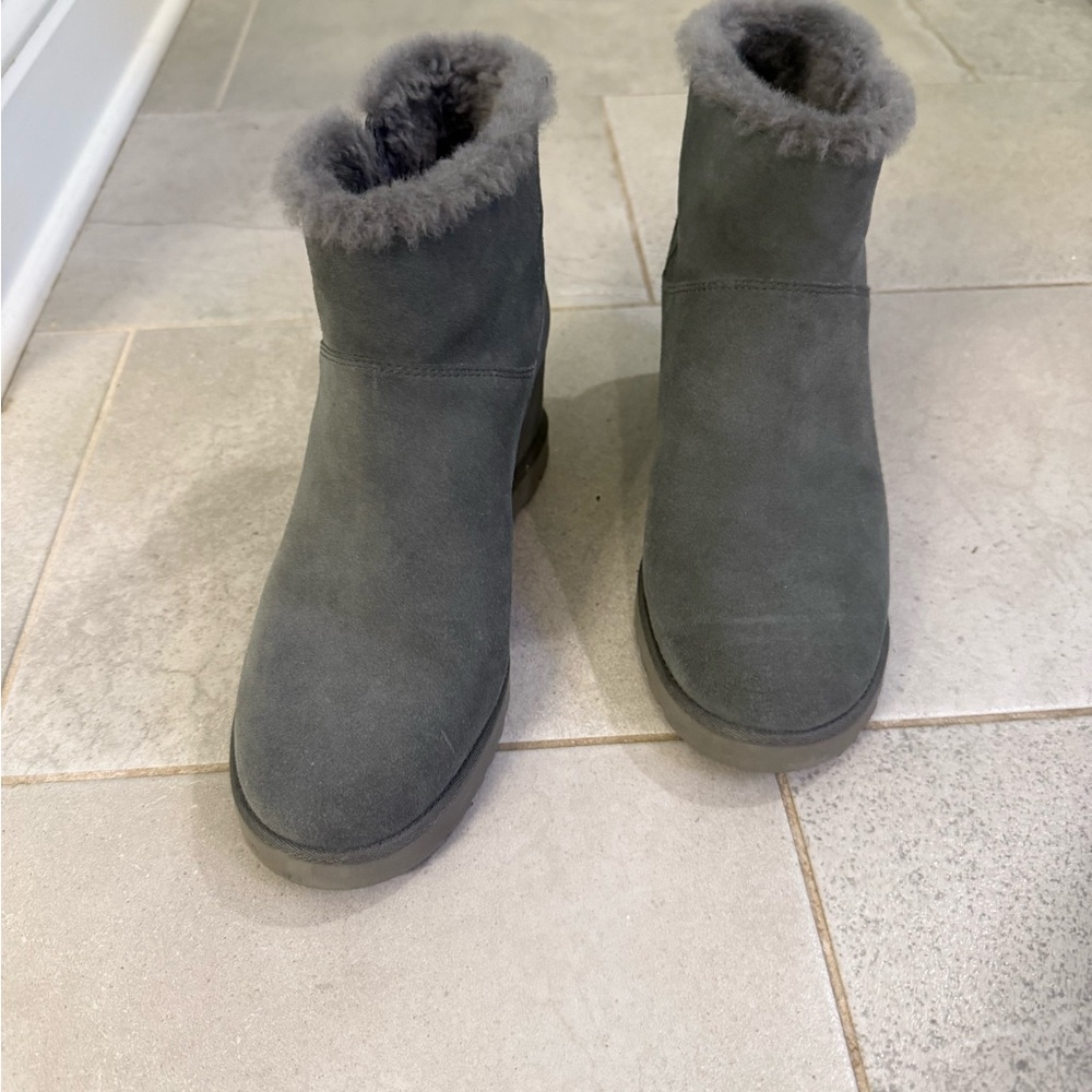 UGG Gray Ankle Booties